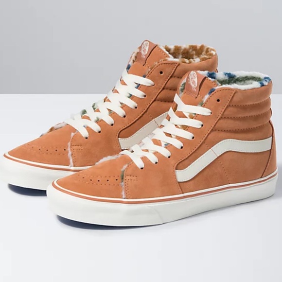 Vans Shoes - New W/ Box Vans Suede Sherpa Sk8 Hi Shoes